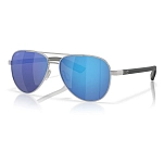Costa 06S4002-40022957 поляризованные солнцезащитные очки Peli Brushed Silver Blue Mirror 580G/CAT3
