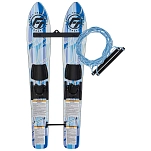 Full throttle 116-33000050099923 Водные лыжи Trainer  Light Blue / Black 116.8 cm