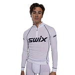 Swix 10116-23-20000-XXL Базовый слой с длинным рукавом RaceX Classic Белая Bright White / Dark Navy 2XL