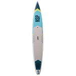 Nsp noxy0903 Надувная доска для падлбординга O2 Race FSL 12´6´´ White / Blue 60x50x40 381 cm