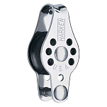 Harken 225 Single Micro Шкив с поддержкой Серебристый Silver / Black