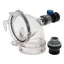 Купить Valterra 800-F024110 Санитарный соединитель 90° Hydroflush Бесцветный Clear 7ft.ru в интернет магазине Семь Футов