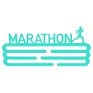 Купить Wellhome WH14285 вешалка для медалей Marathon Зеленый Turquoise 30x13.5 cm 7ft.ru в интернет магазине Семь Футов