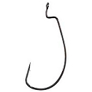 Купить Mikado HS3315-4/0-BN Sensual Offset Big Eye Техасский Крюк Серебристый Black Nickel 4/0  7ft.ru в интернет магазине Семь Футов