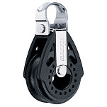 Harken 2659 Fixed Head Carbo Block 40 mm 90º Черный  Black / Silver