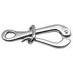 Talamex 02270141 крючок для пеликана с ушком Серебристый Silver 150 mm 