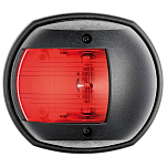 Бортовой огонь Sphera Design Classic 12 красный 112,5° 12В 10Вт 100x50x88мм в чёрном корпусе для судов до 12м, Osculati 11.410.01