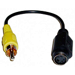 Blugy ACPTRSV RCA М/МиниДИН 4-Н Адаптер  Black / Yellow