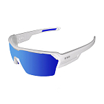 Спортивные очки с диоптриями OCEAN Race Matt White / Revo Blue Polarized lenses, rx-687/3801.2x