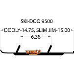 Коньки для лыж снегохода Ski-Doo DS4-9500 DS4-9500 Woody's