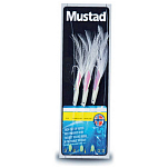 Mustad CL-RIG40-3/0-10 Hokkai Trace 3 Hooks Белая  Luminous 3/0 