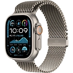 Apple MX5T3TY/A  Watch Ultra 2 GPS + Cellular 49 mm Milanese Loop Золотистый Natural Titanium / Natural Titanium L