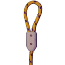 Купить Goldenship GS62050 Зажим для веревки 2 единицы измерения Желтый 5 / 6 mm  7ft.ru в интернет магазине Семь Футов