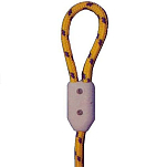 Goldenship GS62050 Зажим для веревки 2 единицы измерения Желтый 5 / 6 mm 