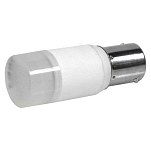 Dixplay 020009 BA15S 8-15V 2W 54.8x19.7 mm Теплая белая светодиодная лампа Серебристый Clear / Grey