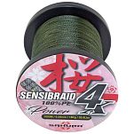 Sakura SAPLE40040.20-GRE Sensibraid 4X 1000 M Зеленый  Green 0.200 mm 