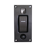 Сливной встроенный выключатель для электрического туалета Mon-Off Nuova Rade 73021 12 / 24 В 114 х 54 мм