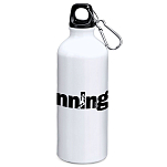 Kruskis MD4049S101S289 Word Running 800ml Алюминиевая бутылка Бесцветный White
