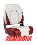 Кресло мягкое складное Craft Pro, обивка винил, цвет белый/красный, Marine Rocket (упаковка из 4 шт.) 75185WR-MR_pkg_4