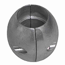 Купить Super marine ANO857 1x2 1/4´´ Вал Гайка Цинк Анод  Grey 57 mm 7ft.ru в интернет магазине Семь Футов