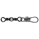 Купить Mustad MA023-BN-8-10 MA023-BN Barrel Interlock Snap Вертлюги Серебристый Black Nickel 8  7ft.ru в интернет магазине Семь Футов