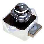 Foresti & suardi 5050079 Кнопка блокировки  Black 16 mm 