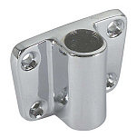 Forniture nautiche italiane 909013 12 mm Боковая опора Oarlock из хромированной латуни Silver 50 x 38 x 21 mm 