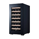 Купить Винный шкаф компрессорный отдельностоящий Libhof Gourmet GP-38 Black 395х580х840мм на 38 бутылок черный с синей подсветкой с угольным фильтром 7ft.ru в интернет магазине Семь Футов