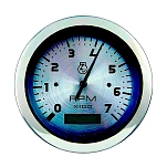 Sierra 11-63474P Тахометр Sterling Series 7000rpm Серебристый Silver 76.20 mm