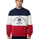 North sails 691278-C002-M Толстовка Print Crew Красный Dark Blue / Marshmallow / Red M