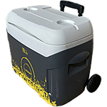 Powershot TA387 Coolbox 28L Жесткий портативный холодильник на колесах Бесцветный Navy / white 28L
