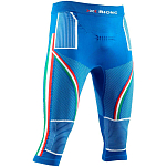 X-BIONIC EA-WP45W19M-T068-XXL 3/4-дюймовые базовые штаны Energy Accumulator 4.0 Patriot Голубой Italy 2XL