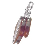 Talamex 65417050 Двойной блок Hye Traditional Tufnol с вертлюжным ухом и крюком Red 14 mm