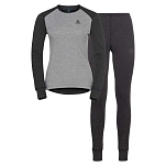 Odlo 196701-10793-xs Комплект термобелья с длинным рукавом Active Warm Eco Dark Grey Melange / Grey Melange 25x15x10