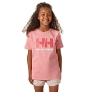 Купить Helly hansen 41709_066-16 Футболка с коротким рукавом Junior Logo Coral Almond 22x13x5 15-16 Years 7ft.ru в интернет магазине Семь Футов