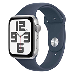 Apple MREC3QL/A Watch SE GPS 44 mm Sport Band  Silver S-M