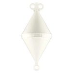 Can-sb 43430 Швартовной буй с проушиной White 28 cm