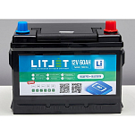 Аккумулятор литий-ионный стартовый LitJet 1260S-213S Super 12В 60Ач 768Вт IP65 233х175х190мм с конденсатором
