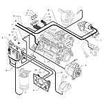 Vetus 17-9889 24V 60A Генератор
