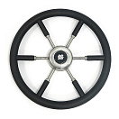 Купить Рулевое колесо Ultraflex V53B 40634W Ø450x56мм рукоятка из чёрного полиуретана со спицами из нержавеющей стали 7ft.ru в интернет магазине Семь Футов