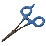 Kinetic G164-202-067 Ножницы для прямого носа Голубой Blue / Black 17 cm 