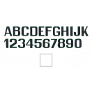 Купить International letterfix 5959015Z Z Наклейки с буквами Белая White 200 mm  7ft.ru в интернет магазине Семь Футов