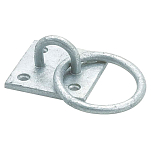 Talamex 73235010 Оцинкованное швартовное кольцо Серебристый Grey 10 mm 