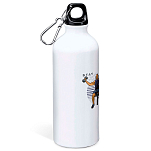 Kruskis MD4049S101C108 Stay Strong Алюминиевая бутылка для воды 800ml Белая White