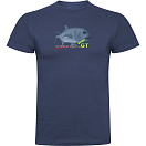 Kruskis CA65500386K044 Футболка с коротким рукавом GT Extreme Fishing Голубой Denim Blue L