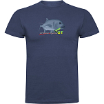 Kruskis CA65500386K044 Футболка с коротким рукавом GT Extreme Fishing Голубой Denim Blue L
