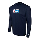 Купить Pelagic 1015251013-NVY-XXL Футболка с длинным рукавом с защитой от ультрафиолета Aquatek Deluxe Navy 2XL 7ft.ru в интернет магазине Семь Футов