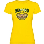 Kruskis 11502302xlc066 Футболка с коротким рукавом Seafood Crab Yellow 30x25x2