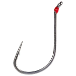 Mustad 34111AP-TS-6/0-5A Dentanato Hook Top Крючки С Одним Глазком Серебристый Titan Steel 6/0