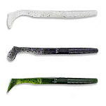Yamamoto baits 123110925 Swimming Senko Мягкая приманка 127 mm 10 единицы Green Pumpkin / Red Flake / Fading Watermelon Laminate